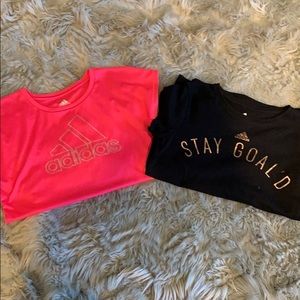 ADIDAS shirts for girls (two pack)